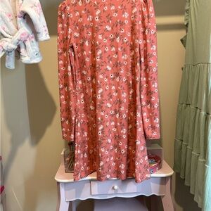 Floral Pink long sleeve dress